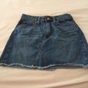 NWOT J. Crew jean skirt 24p